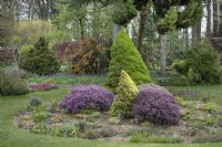 'A Rock Feature' at Barnsdale Gardens, April