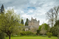 Cawdor Castle and Gardens in spring.