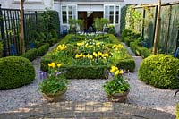 Small formal garden 