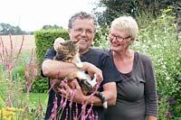 Owners, garden owners, Frans and Franny Geijsels 