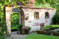 Wall in the garden 