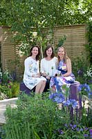 Garden designers ,Claire Moreno,Wendy von Buren, Amy Robertson 
