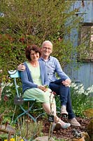 Garden owners, Angelika and Michael Faber 