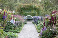 Country garden in autumn 