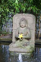 Buddha in a pond 