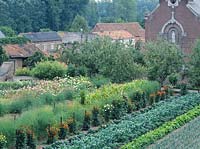 Kasteel Hex, vegetable garden 