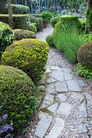 Path in Mediterranean garden 