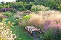 Prairie bed with seating 