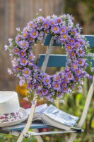 Wreath made of Asters.